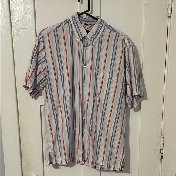 Izod Men's Multicolor Striped Button Down Shirt - Picture 1 of 3